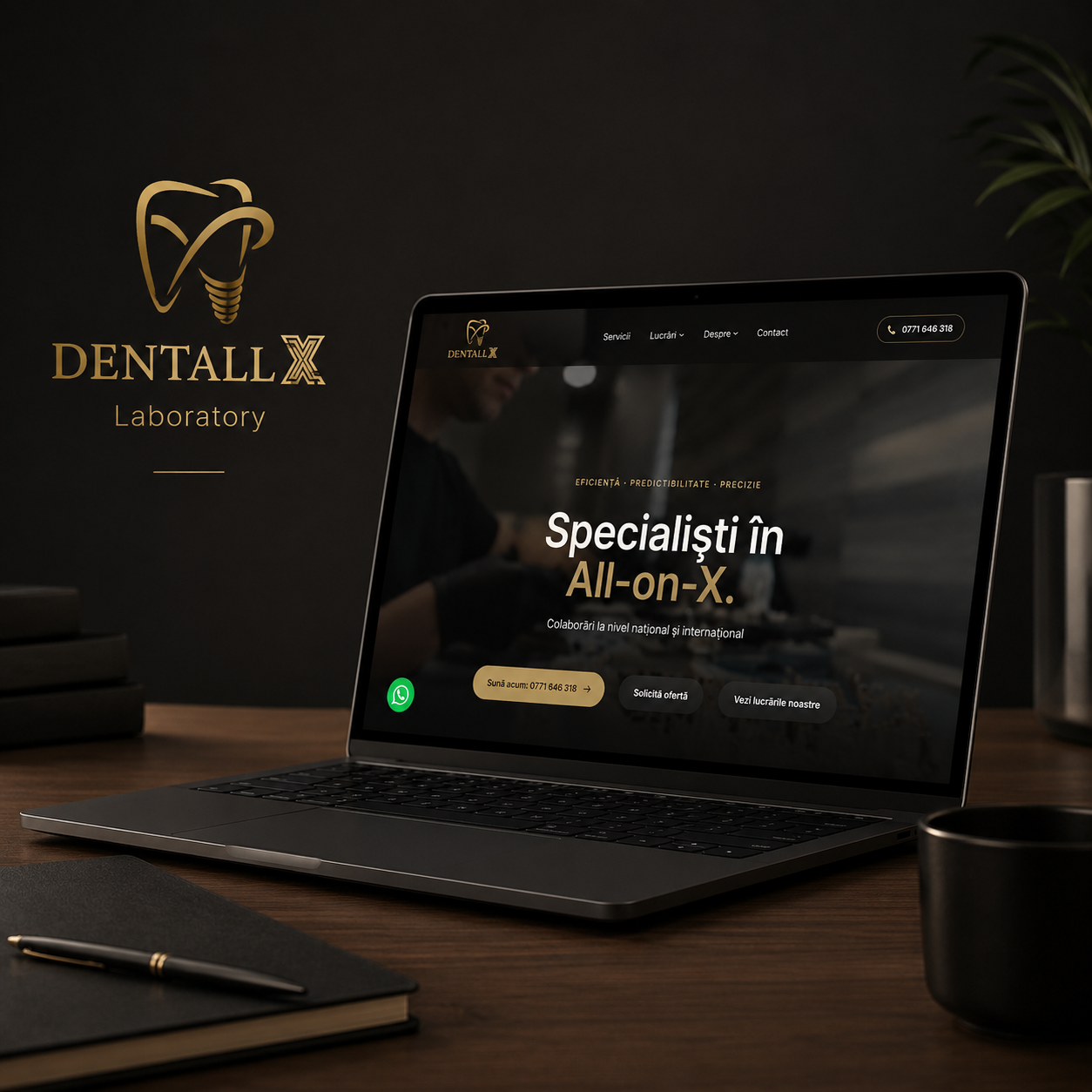 DentallX Laboratory — site live